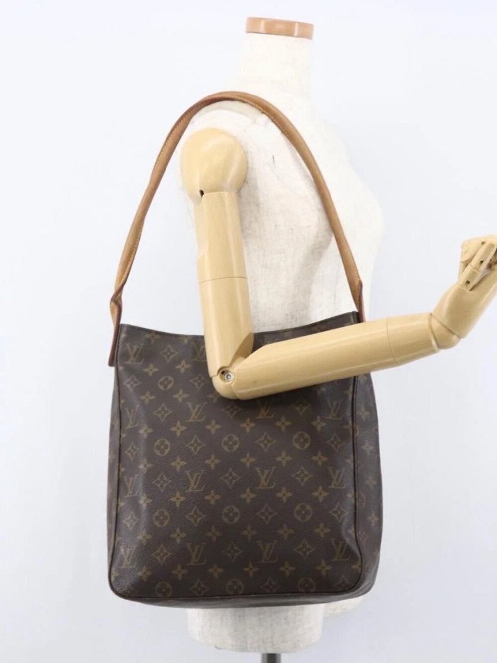 LOUIS VUITTON Monogram Looping GM Shoulder Bag M51145 LV Auth ep12570 - Picture 1 of 16